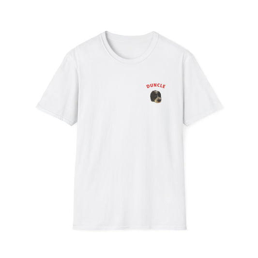 "Duncle" Custom Pet Face Portrait Tee - Heart
