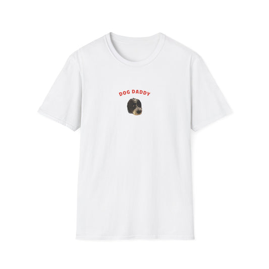 "Dog Daddy" Custom Pet Face Portrait Tee - Hero